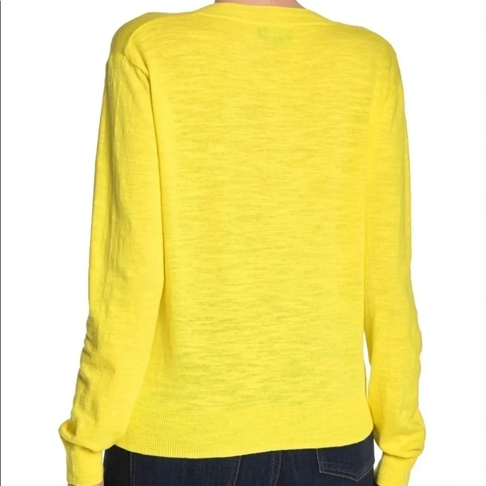 J. Crew Slub Knit V-Neck Long Sleeve Sweater XS